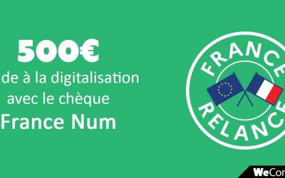 Profitez encore du chèque numérique de 500€ !